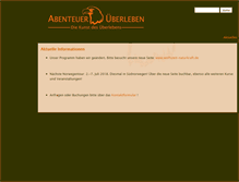 Tablet Screenshot of abenteuer-ueberleben.com